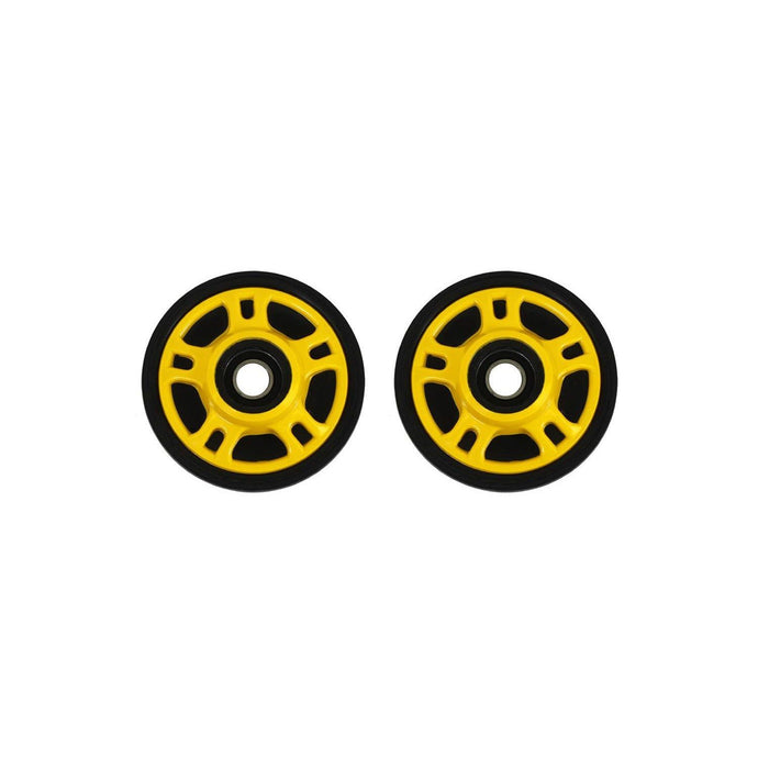 Mid Rail Yellow Idler Wheels Kit for Snowmobile ARCTIC CAT ZL 600, 800 2002-2003