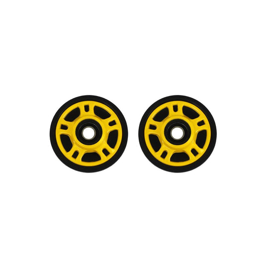 Mid Rail Yellow Idler Wheels Kit for Snowmobile ARCTIC CAT ZL 600, 800 2002-2003