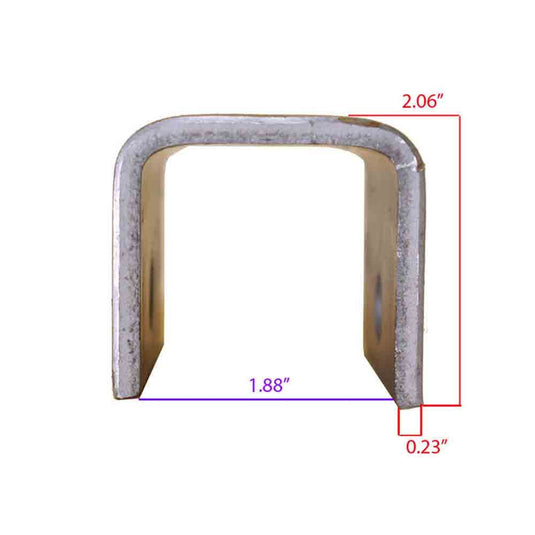 Front Axle Spring Hanger Bracket for 1-3/4 Inch Wide Springs