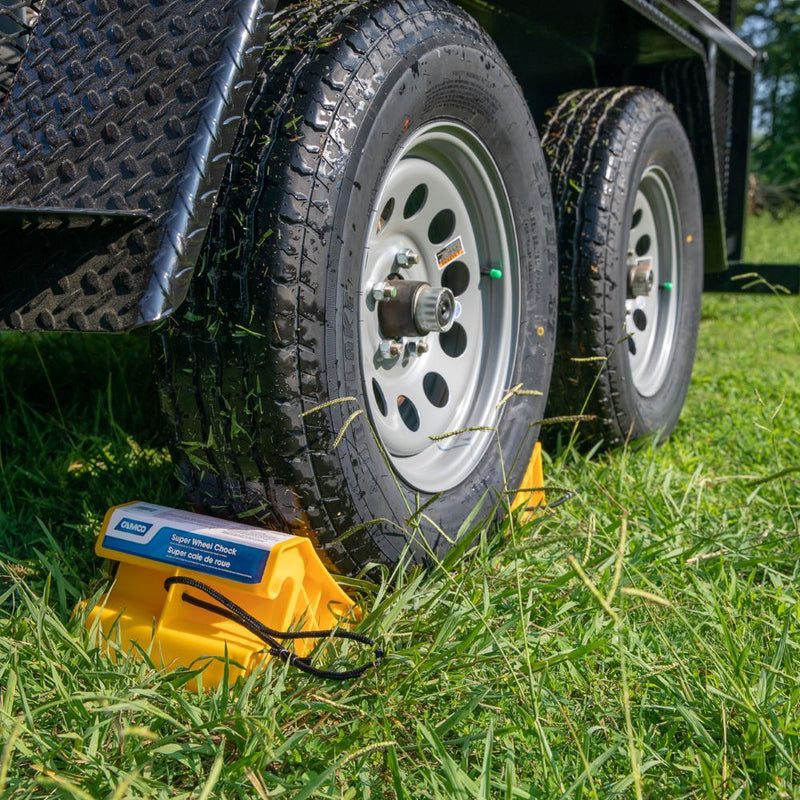 Load image into Gallery viewer, Super Wheel Chock with Rope, Yellow
