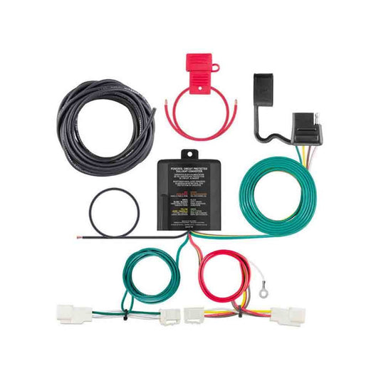 Rigid Hitch (R3-0518) Class III 2 Inch Receiver Trailer Hitch Bundle - Includes Ball Mount and Custom Wiring Harness fits 2013-2018 Toyota RAV4