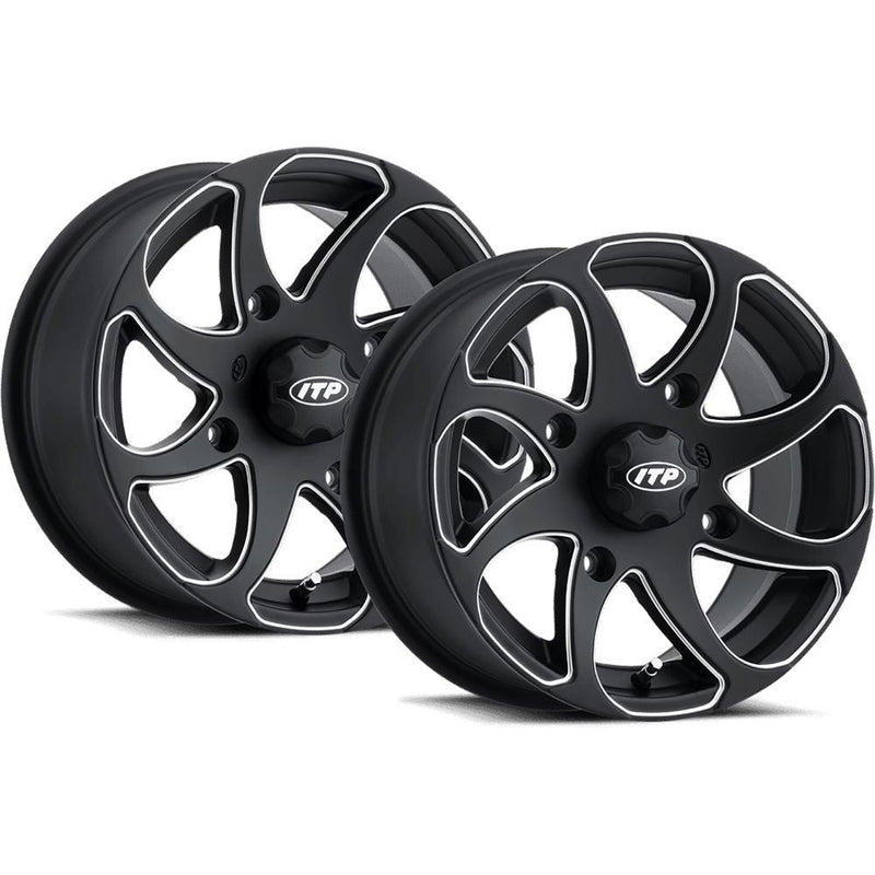 Load image into Gallery viewer, ITP Twister 14" Black Wheels And Mud Lite Tires [27x10-14]
