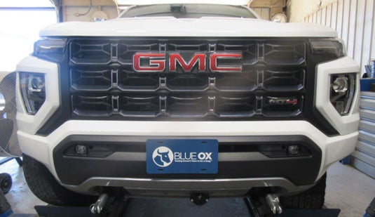 Blue Ox Alpha 2 Tow Bar (6,500 lbs. cap.) & Baseplate Combo fits Select Chevrolet Colorado (No Bison) and GMC Canyon (No off-road bumper)