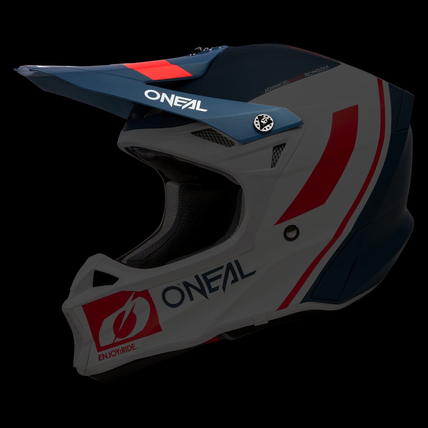 Oneal 10 SRS Flow Blue / White / Red Helmet Visor - 0630-150