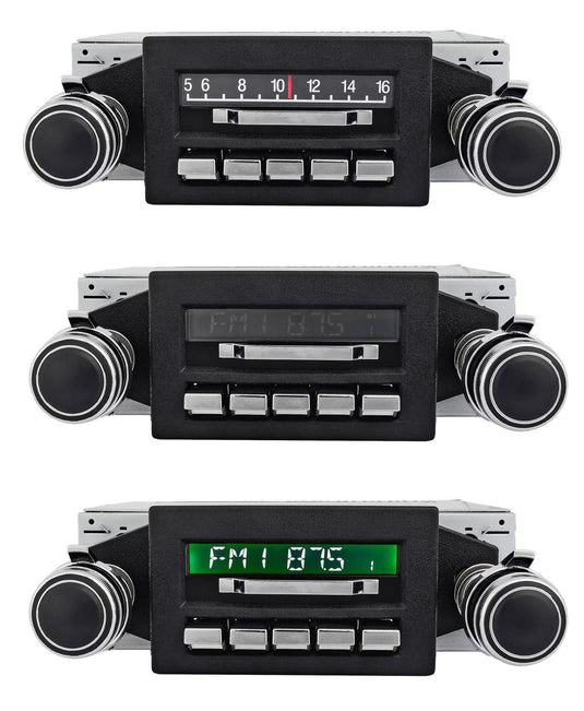 Custom Autosound 1962-65 Nova Slidebar Car Stereo with Bluetooth CAM-NOV25-SBR2