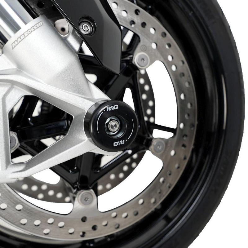 Load image into Gallery viewer, R&amp;G Racing Black Fork Protectors FP0239BK
