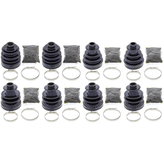 Compl Front & Rear Inner & Outer CV Boot Rep Kit Sportsman Touring 800 EFI 08-09