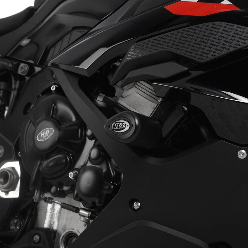 Load image into Gallery viewer, R&amp;G Racing Black Aero Style Crash Protection Bobbins For 2023-2024 BMW M1000R
