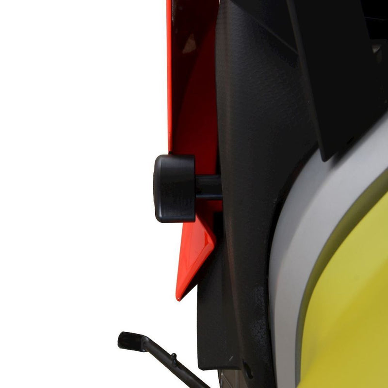 Load image into Gallery viewer, R&amp;G Racing Black Aero Style Crash Protection Bobbins For 2021-2024 Aprilia RS660
