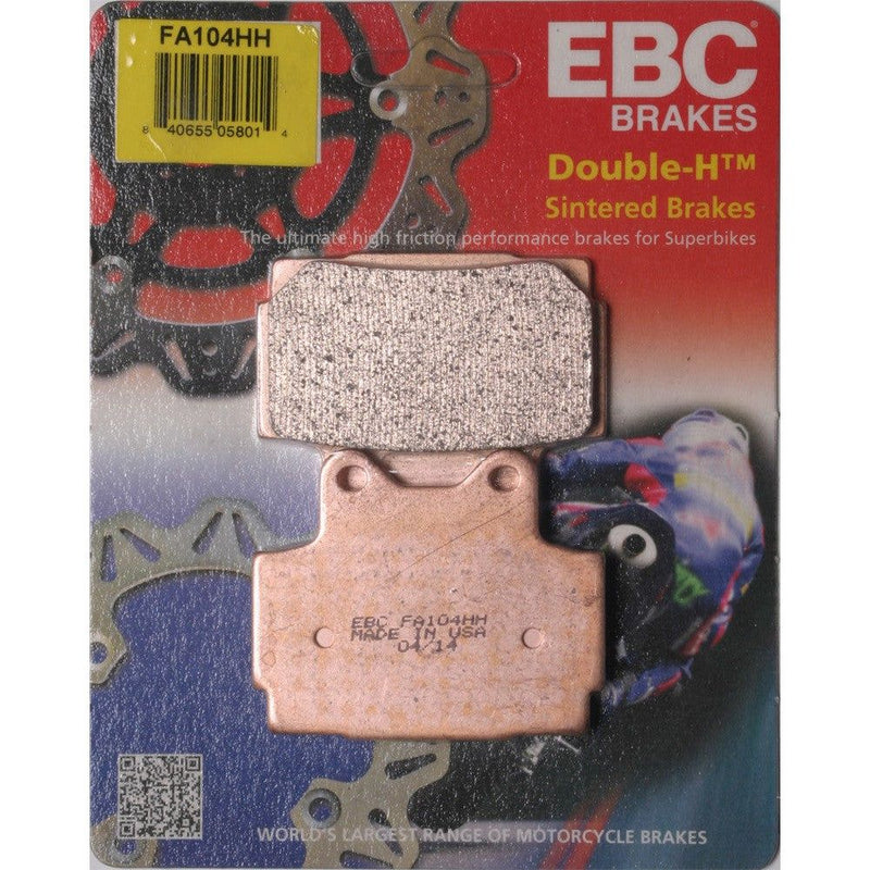 Load image into Gallery viewer, EBC 1 Pair Sintered HH Race Formula Brake Pads MPN FA104HH
