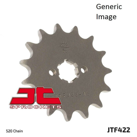 JT SPROCKETS Front and Rear Steel Sprocket Kit for OffRoad KAWASAKI KX125C 1984