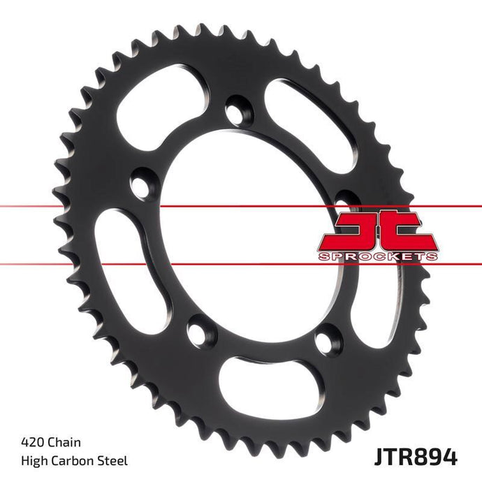 JT Sprockets Rear Steel Sprocket 48 Tooth 48T 420 Chain For KTM 65 SX 2012-2024 JTR894.48