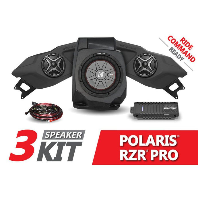 SSV Works 3-Speaker Plug-And-Play System For Polaris RZR Pro XP 2020-2022