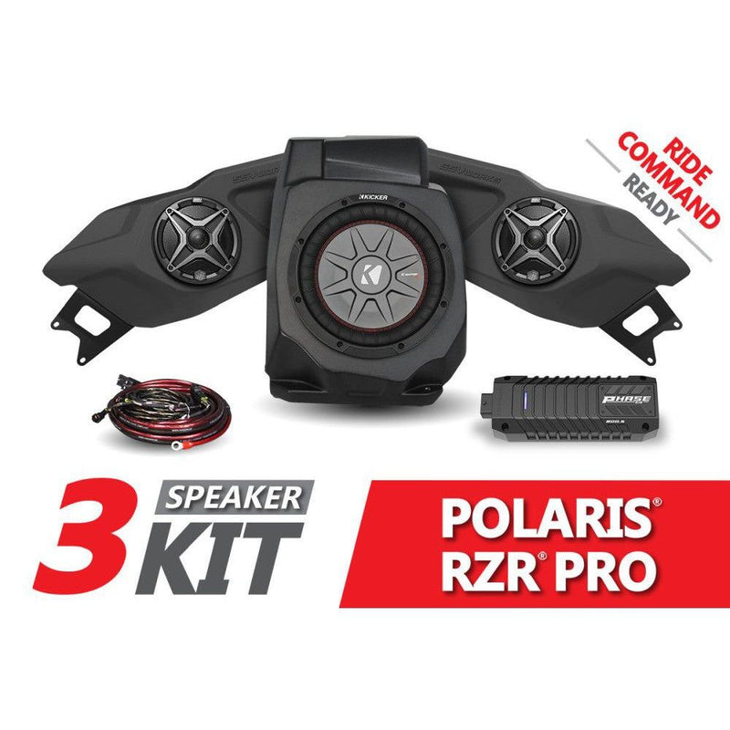 Load image into Gallery viewer, SSV Works 3-Speaker Plug-And-Play System For Polaris RZR Pro XP 2020-2022
