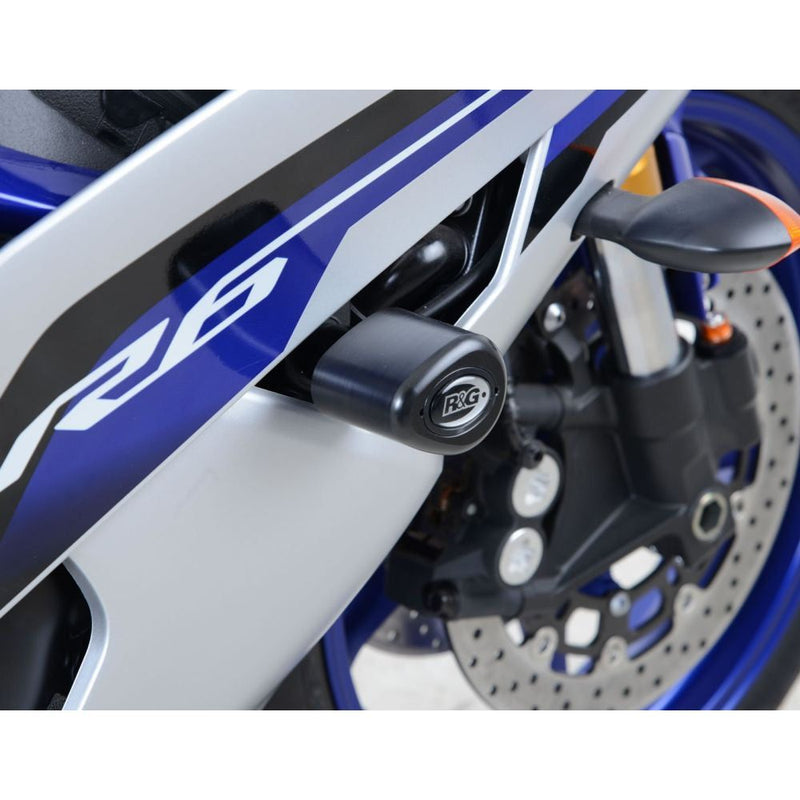 Load image into Gallery viewer, R&amp;G Racing White Aero Style Crash Protection Bobbins For 2006-2016 Yamaha YZF R6

