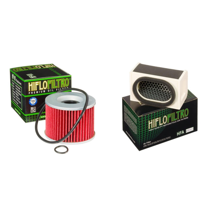 HIFLO FILTRO Oil and Air Filter Kit for KAWASAKI ZR750 H1-H3 ZR-7S 01-03