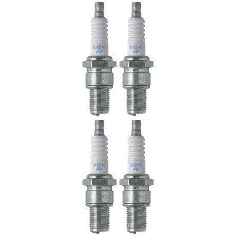 Set 4 NGK Standard Spark Plugs for Kawasaki KX100 2007-1998 Engine 100cc