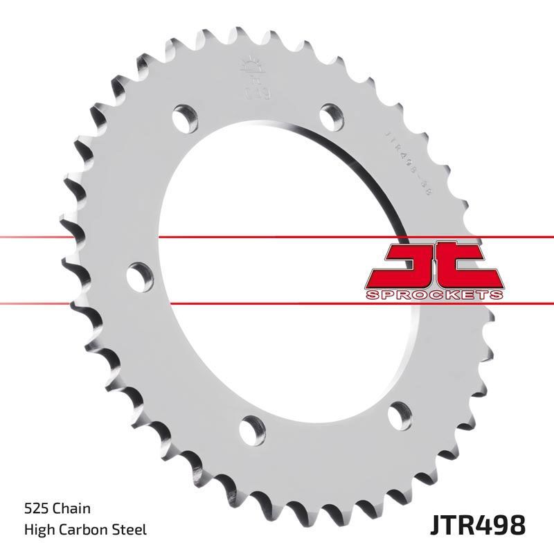 Load image into Gallery viewer, JT Sprockets Rear Steel Sprocket 44 Tooth 44T 525 Chain JTR498.44
