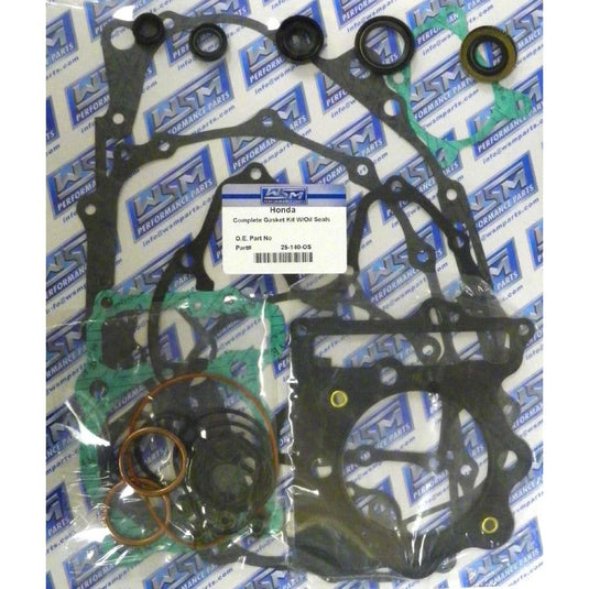 WSM Complete Gasket Kit For Honda 400 TRX-EX 99-04 25-140-OS