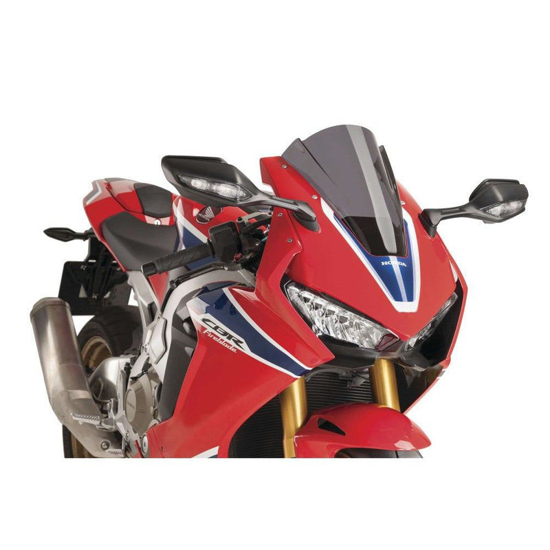 Load image into Gallery viewer, Puig Universal Windshield Z-Racing Dark Smoke - 9407F
