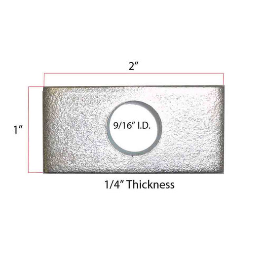6 Block Plate Kit With (2) 1/2