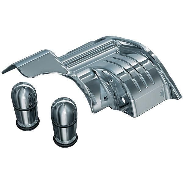 Load image into Gallery viewer, Kuryakyn Chrome Top Starter Mount Cover Accent Harley Touring Bagger 2009-2016
