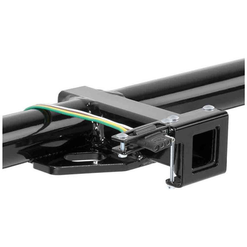 Load image into Gallery viewer, Easy-Mount Electrical Bracket for 4 or 5-Way Flat Plug on a 1-1/4&quot; Receiver Hitch
