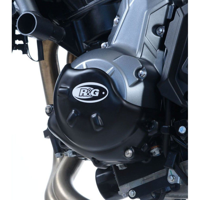 Load image into Gallery viewer, R&amp;G Racing Black Slash Cut Engine Case Cover LHS For 2017-2024 Kawasaki Ninja 650 EX650
