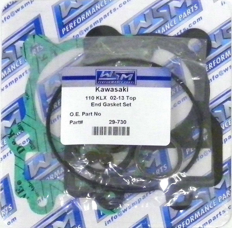Load image into Gallery viewer, WSM Top End Gasket Kit For Kawasaki / Suzuki 110 KLX / DRZ 02-22 29-730
