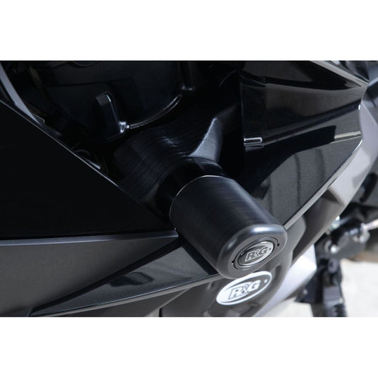 R&G Racing Black Aero Style Crash Protection Bobbins For 2020-2024 Kawasaki Ninja 1000SX ZX1000