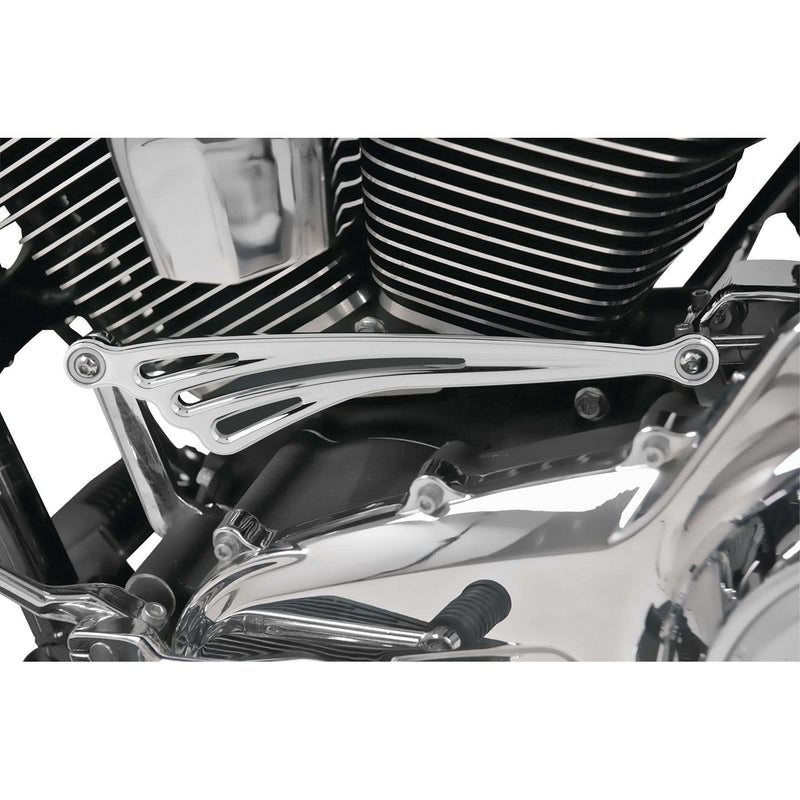 Load image into Gallery viewer, Arlen Ness Chrome Deep Cut Flat Shift Linkage for Harley Touring FLH/T 84-16 New

