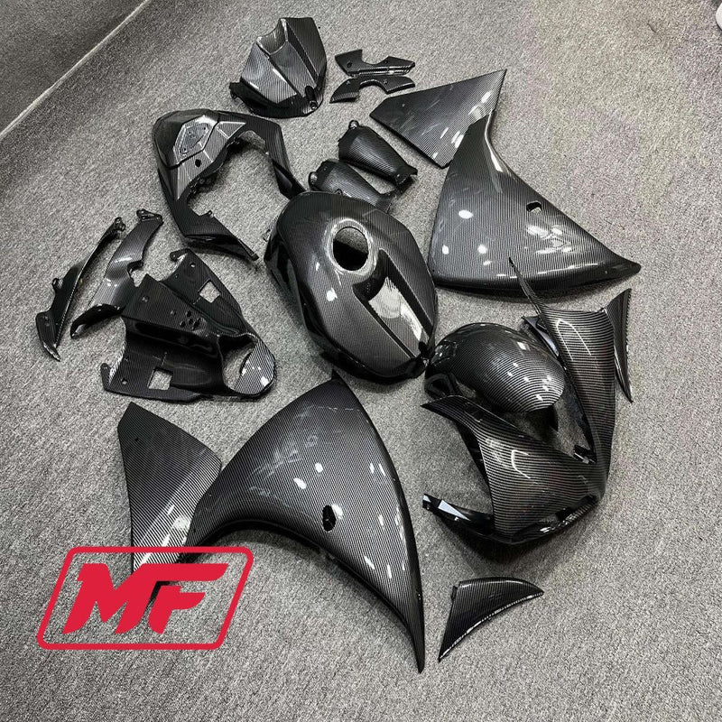 Load image into Gallery viewer, Monster Fairings Full Kit Yamaha R1 09-11 Carbon Fiber Style + Windshield + Gas Tank Cover
