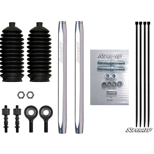 SuperATV Polaris Ranger XP 1000 2018+ Billet Aluminum Hex Tie Rod Kit TRRA-P-RAN1K-B