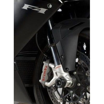 Load image into Gallery viewer, R&amp;G Racing Black Fork Protectors For 2010-2018 MV Agusta F4
