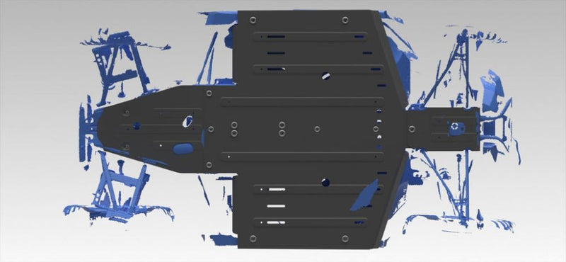 Load image into Gallery viewer, Rival Central Aluminum Skid Plate For Polaris General 1000 2444.7474.1

