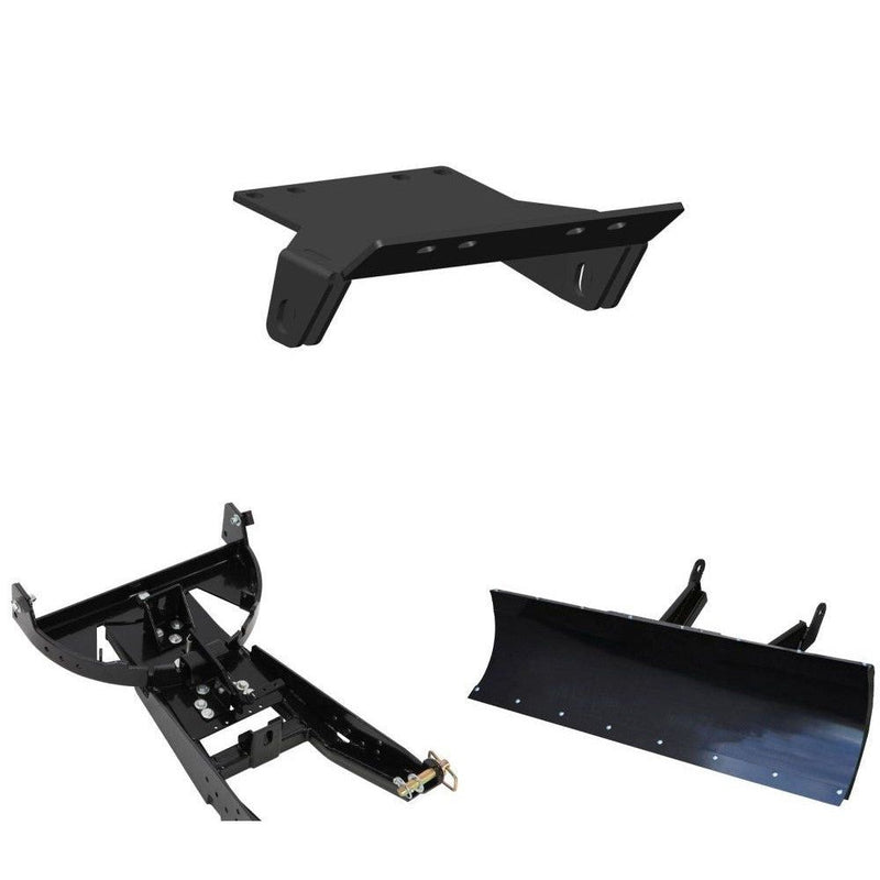 Load image into Gallery viewer, Denali Black UTV Snow Plow Kit For CF-Moto ZFORCE 500 2016-2020
