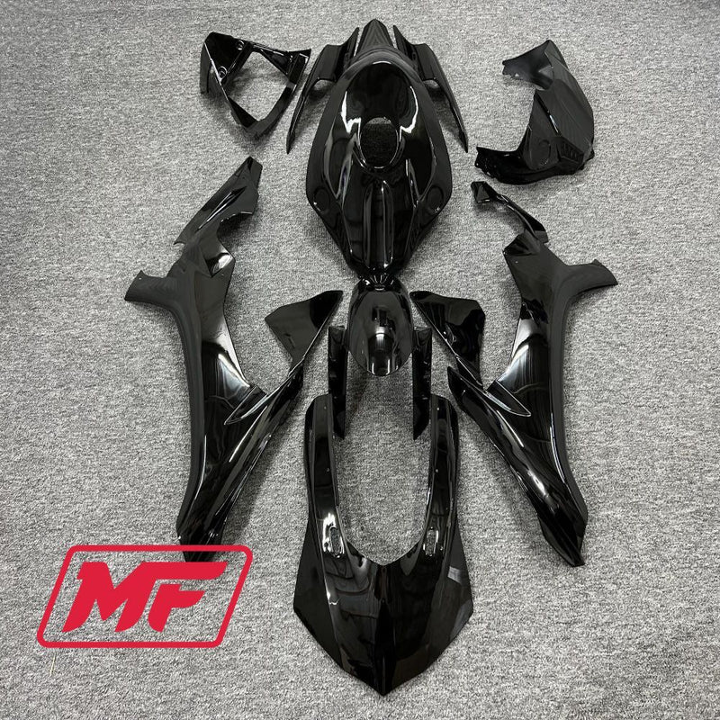 Load image into Gallery viewer, Monster Fairings Full Kit Yamaha R1 15-19 Gloss Black + Windshield + Gas Tank Cover
