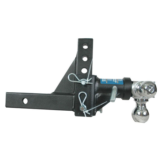 Reese Adjustable Trailer Hitch Ball Mount (1-7/8 in., 2 in., 2-5/16 in. Trailer Balls), Fits, 2 in. Receiver, 7 in. Drop, 10,000 lbs. Maximum Capacity