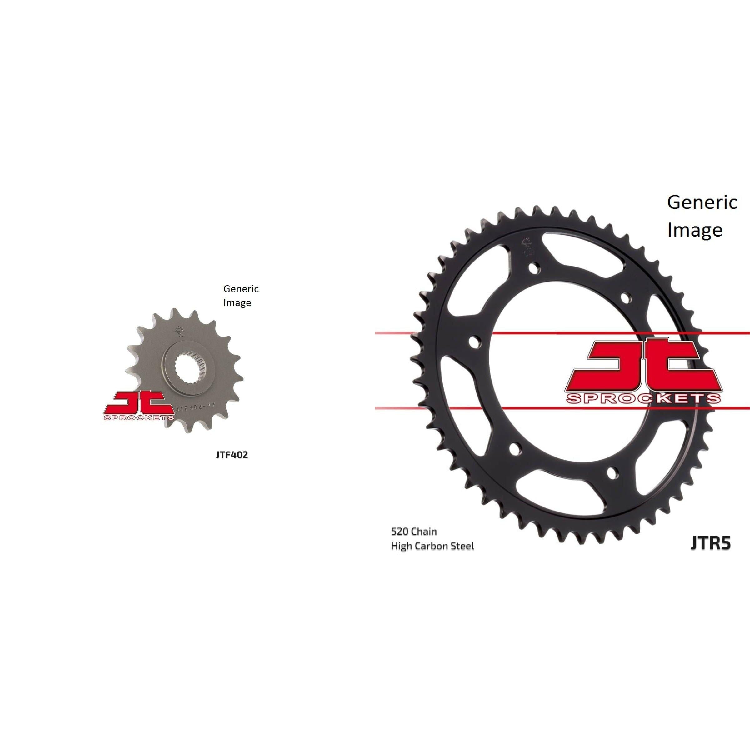 Front & Rear Sprocket Kit for Street BMW F650 Funduro 1996-2000