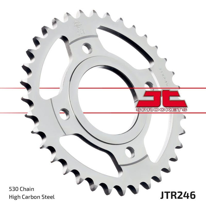 JT Sprockets Rear Steel Sprocket 35 Tooth 35T 530 Chain For Honda CM400E 1980-1981 JTR246.35