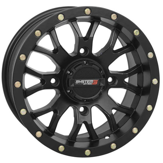 System 3 ST-3 Simulated Beadlock Matte Black Wheel 18x7 4/137 4+3 (+10mm)