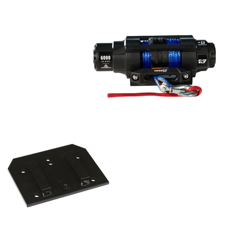 Load image into Gallery viewer, Viper 6000lbs V3 Winch Blue Rope With Mount For Arctic Cat 400 2005-2008
