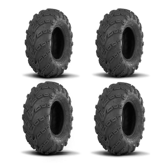 ITP Two Each Mud Lite Tires Front [23x8-11] And Mud Lite Tires Rear [24x9-11]
