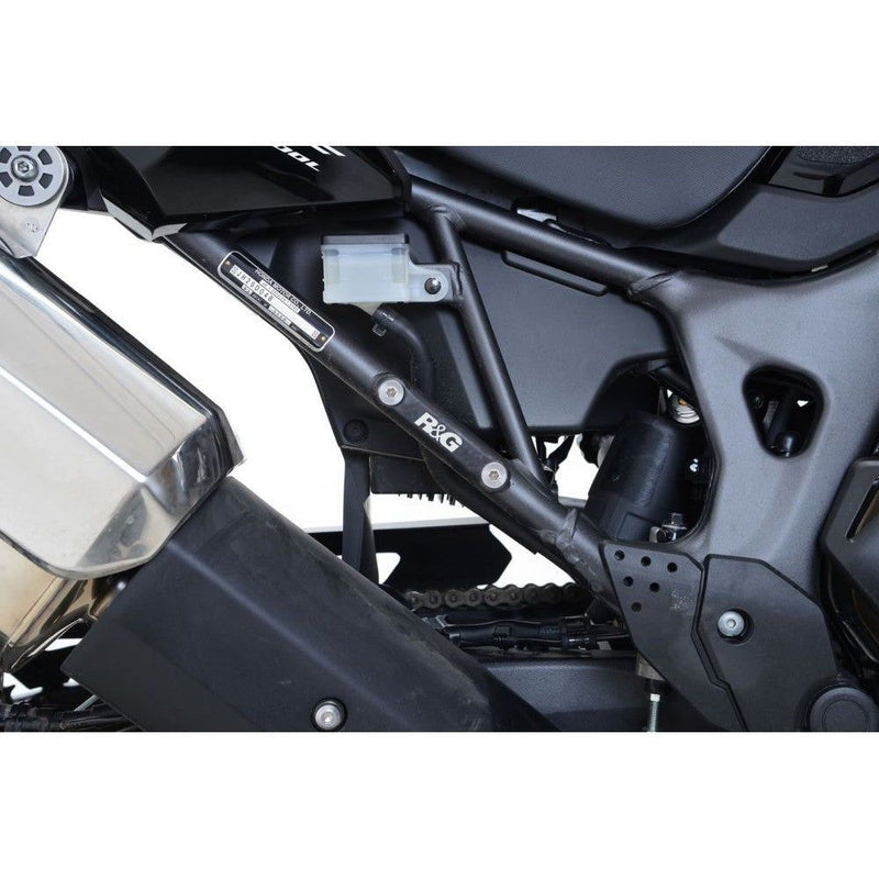 Load image into Gallery viewer, R&amp;G Racing Black Footrest Delete Blanking Plate Kit For 2016-2017 Honda CRF1000L Africa Twin
