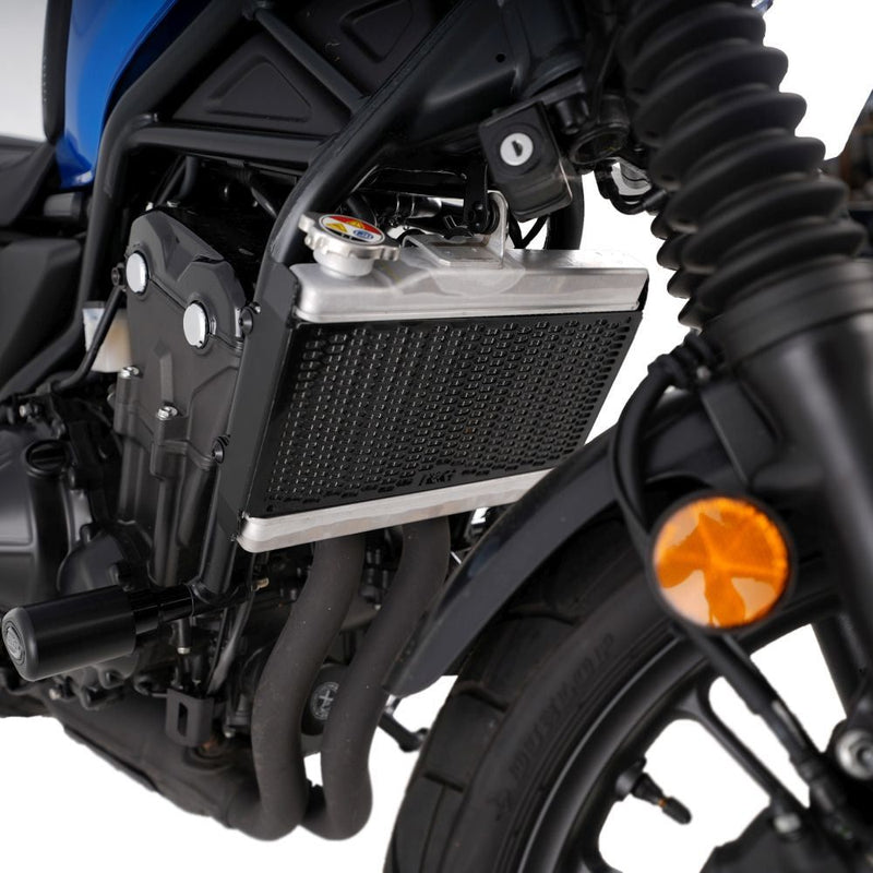 Load image into Gallery viewer, R&amp;G Racing Matt Black PRO Radiator Guard RAD0323PROBK
