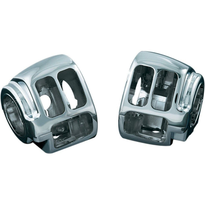 Harley FXDC Dyna Super Glide Custom 2012-2013Switch Housing Set Chrome Kuryakyn