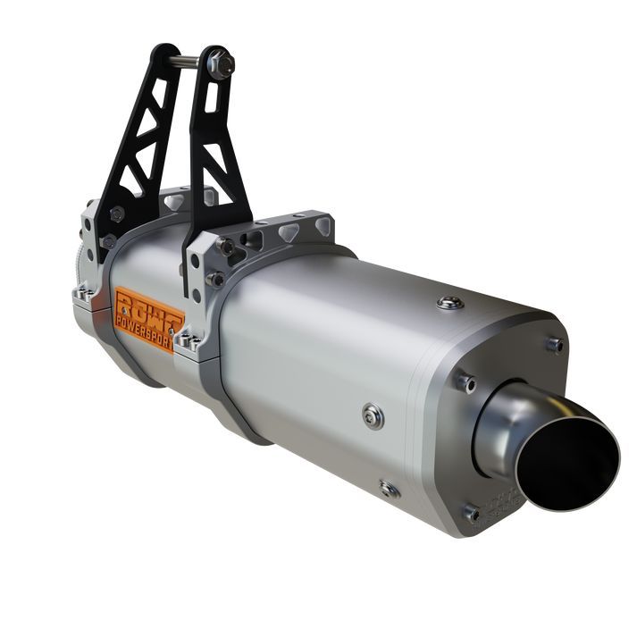 RJWC APX Single Slip-On Exhaust For CF-Moto ZFORCE Trail 800/950 2023-2024