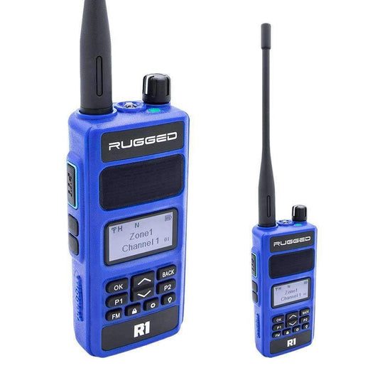 Rugged Radios Bundle - DUAL RADIO Spotter Headset Kit with H42 Headset and Rugged R1 Handheld Radios SPOTTER-KIT-DR-R1