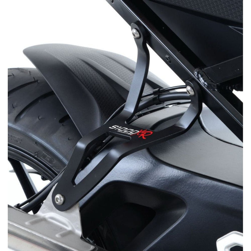 Load image into Gallery viewer, R&amp;G Racing Black Exhaust Hanger For 2015-2019 BMW S1000XR EH0064BK
