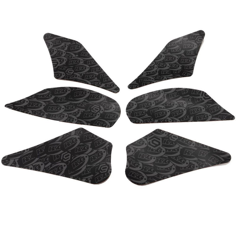 Load image into Gallery viewer, R&amp;G Racing Black Race Grips 6 Piece Kit RACEGRIP440BL
